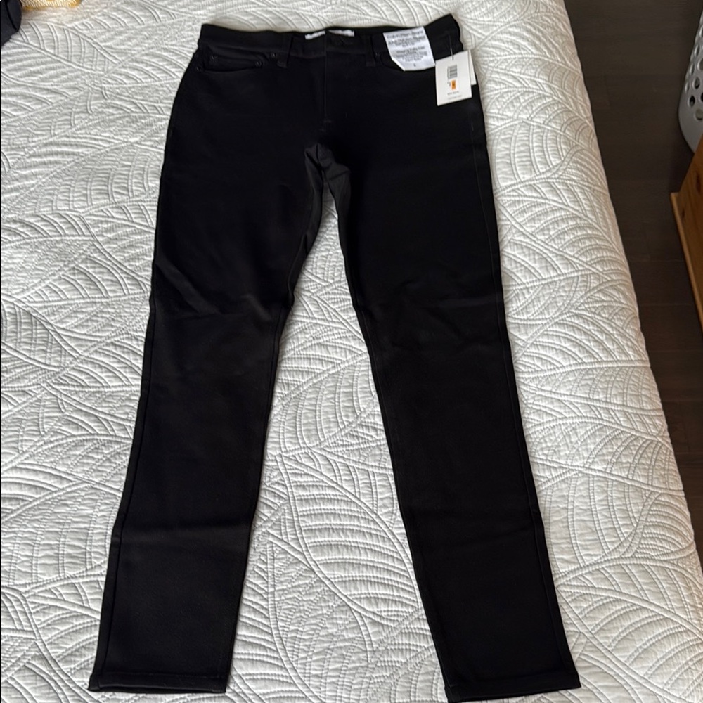 Calvin Klein Jeans Black Straight Leg Pants